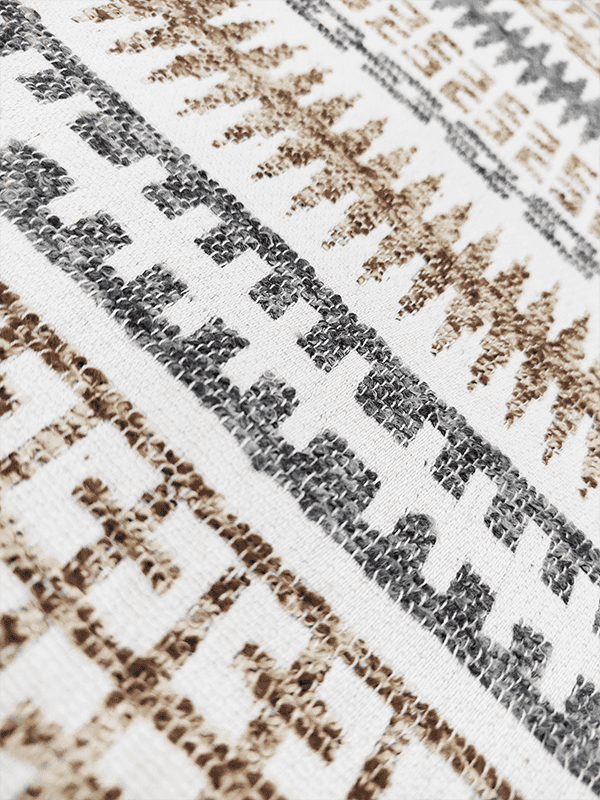La série de couvertures de tissu textile de maison en coton polyester double C pour balustrade