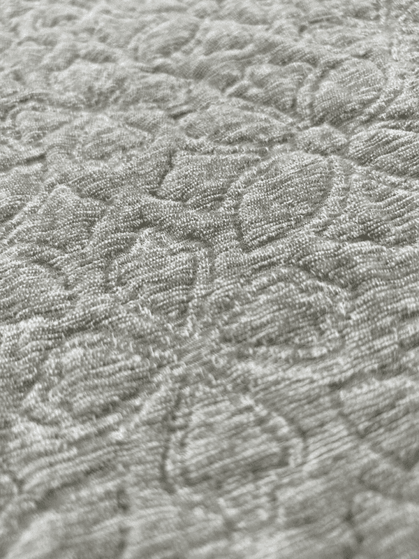 Série de couvertures en tissu textile de maison chenille à quatre feuilles