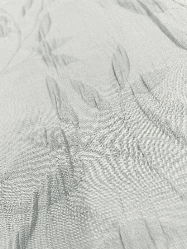 Nouveau tissu froissé de feuilles de bambou