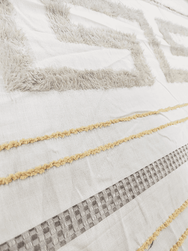 Tissu coupe double L petit gaufré
