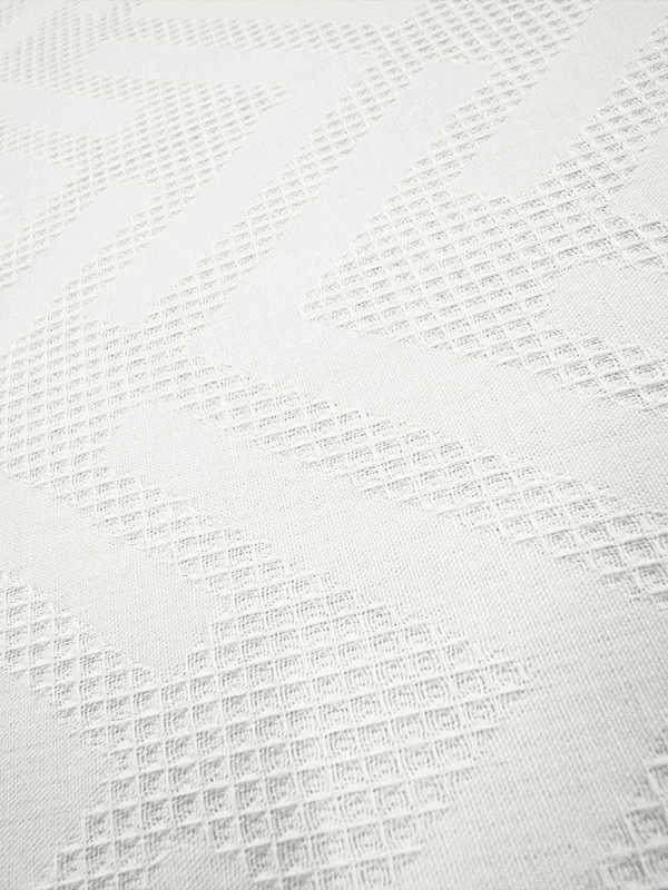 Tissu gaufré à carreaux croisés avec clé indicatrice